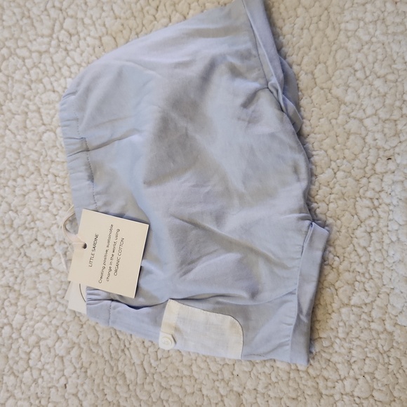 Bebe Sweeny By Little Sardine Light Blue Kids Shorts - Picture 4 of 4